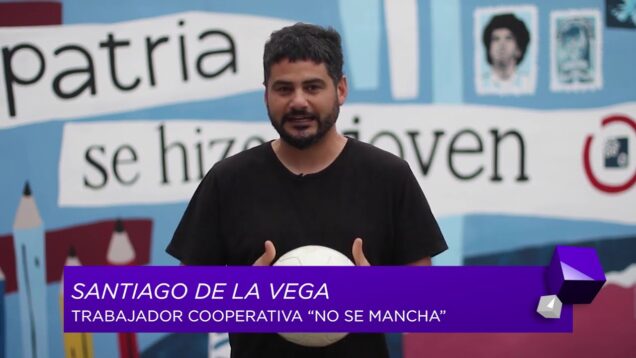 Uniteve Noticias | Personas con problemas de consumos fabrican bolsas para pelotas de fútbol