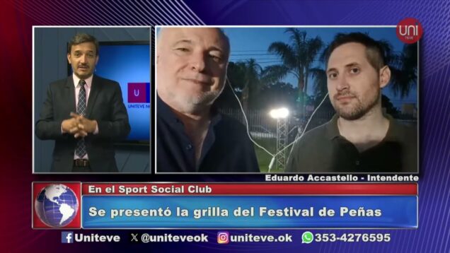 Uniteve Noticias | Se presentó la grilla del Festival de Peñas