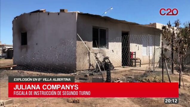 C20 Noticias | Explosión en B° Villa Albertina – Juliana Companys