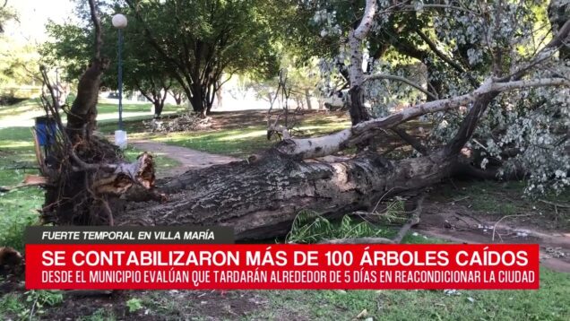 C20 Noticias | Fuerte temporal en Villa María – Rubén Aquiles