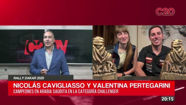 C20 Noticias | Rally Dakar 2025 – Nicolás Cavigliasso y Valentina Pertegarini