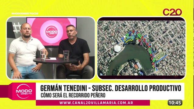 C20 Noticias | Recorrido peñero – Germán Tenedini