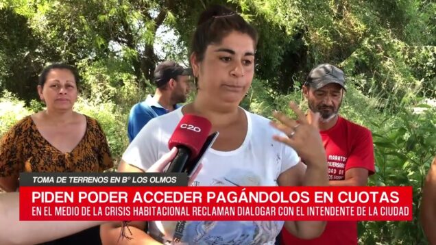C20 Noticias | Toma de terrenos en B° Los Olmos – Tamara Cardan y José Cingolani