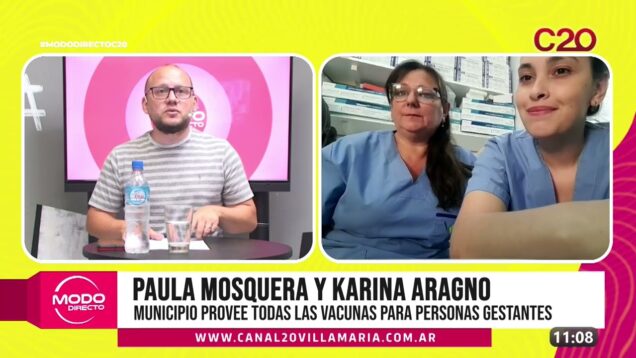 Modo Directo | Vacunas para personas gestantes – Paula Mosquera y Karina Aragno