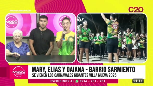 Modo Directo | Villa Nueva – Mary, Elias y Daiana