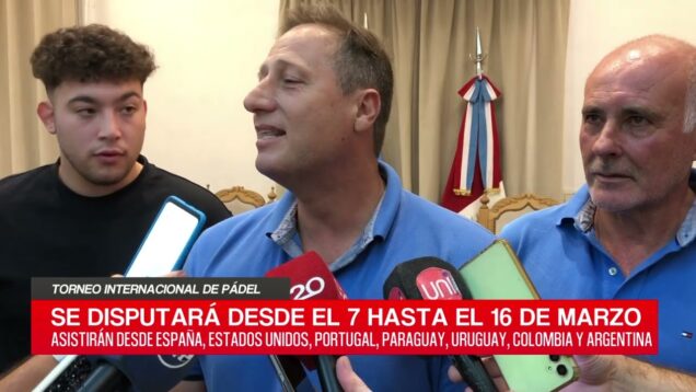 C20 Noticias | Torneo internacional de pádel – Ajelandro Mana Y Joaquín Páez