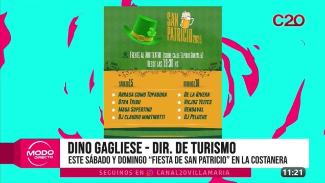 Modo Directo | “Fiesta de San Patricio” – Dino Gagliese