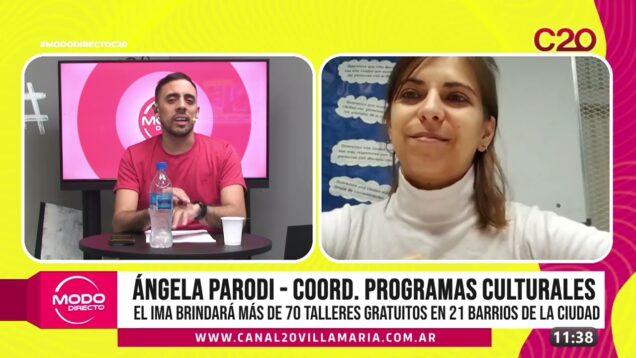 Modo Directo | Programa Culturales – Ángela Parodi.