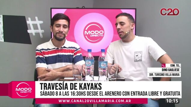 Modo Directo | Travesía de Kayas desde el arenero – Dino Gagliese