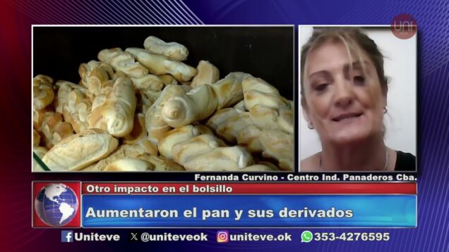 Uniteve Noticias | Aumentó el pan y sus derivados