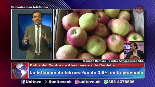 Uniteve Noticias | La inflación de febrero fue de 2,5% en la provincia