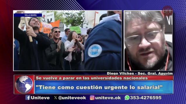 Uniteve Noticias | Paro universitario de 48 horas – Digo Vilches