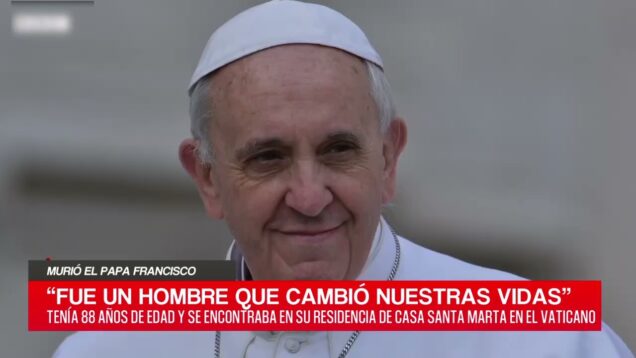 C20 Noticias | Murió el Papa Francisco – Alicia Peressutti