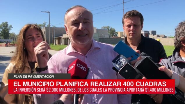 C20 Noticias | Plan de pavimentación – Eduardo Accastello