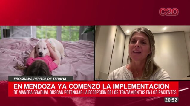 C20 Noticias | Programa perros de terapia – Laura Piovano y María Belén Bacha