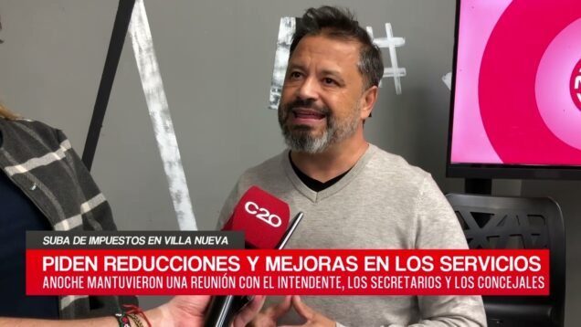 C20 Noticias | Suba de impuestos en Villa Nueva – Franco Tenedini