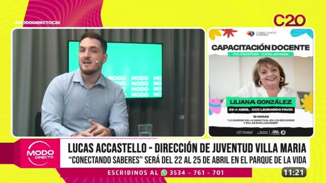 Modo Directo | Llega la feria educativa – Lucas Accastello