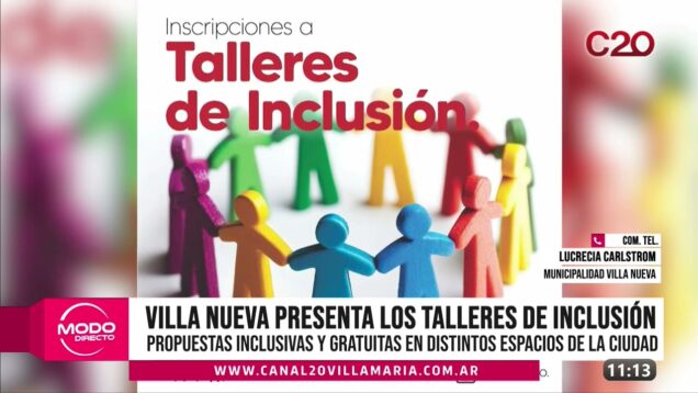 Modo Directo | Villa Nueva | Talleres de inclusión y discapacidad – Lucrecia Carlstrom