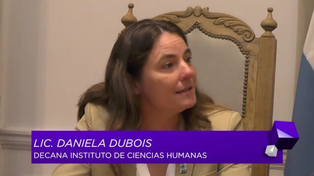 Uniteve Noticias | La UNVM y el municipio firmaron un convenio en beneficio de los estudiantes de Terapia Ocupacional