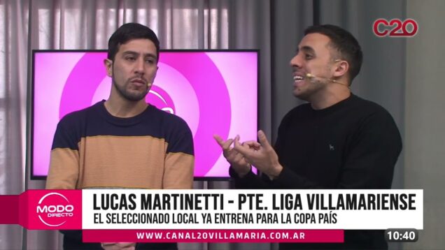 Modo Directo | Apertura y Fútbol Femenino – Lucas Martinetti