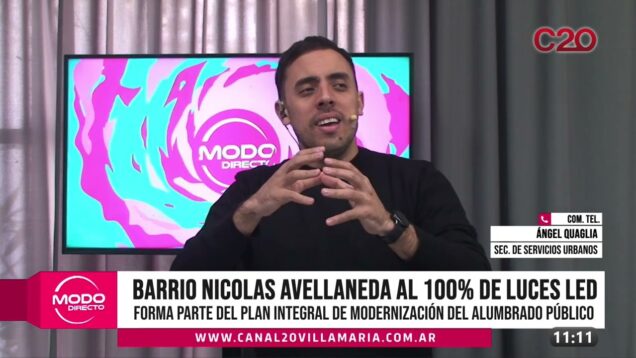 Modo Directo | B° Nicolás Avellaneda al 100% de luces led – Ángel Quaglia