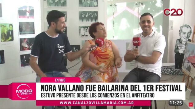 Modo Directo | Bailarina del 1er festival de peñas de Villa María – Nora Vallano