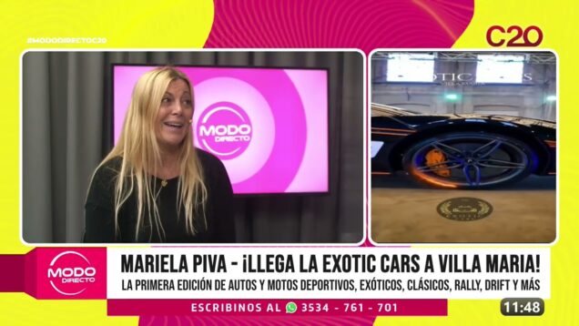 Modo Directo | Exotic Cars en Villa María – Mariela Piva