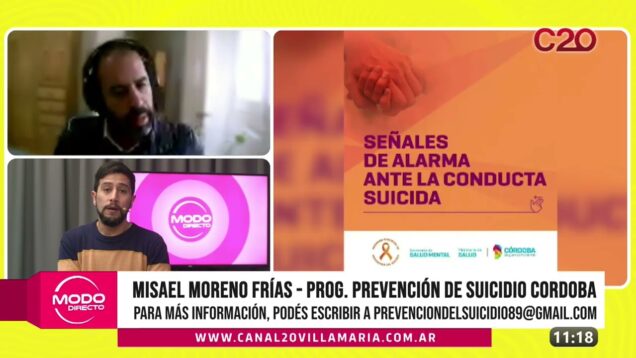 Modo Directo | Hablar de suicidio ayuda a prevenirlo – Misael Moreno Frías
