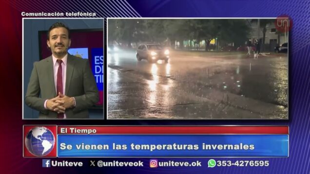 Uniteve Noticias | Alerta por vientos del sur
