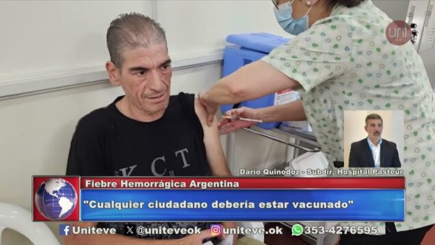 Uniteve Noticias | Fiebre Hemorrágica Argentina: falta plasma para curar la enfermedad