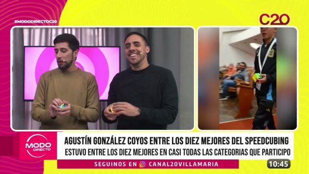 Modo Directo | Entre los diez mejores del speedcubing – Agustín González Coyos