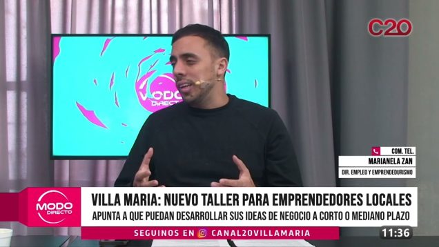 Modo Directo | Nuevo taller para emprendedores locales – Marianela Zan
