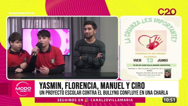Modo Directo | Proyecto escolar contra el bullyng – Paola Acosta