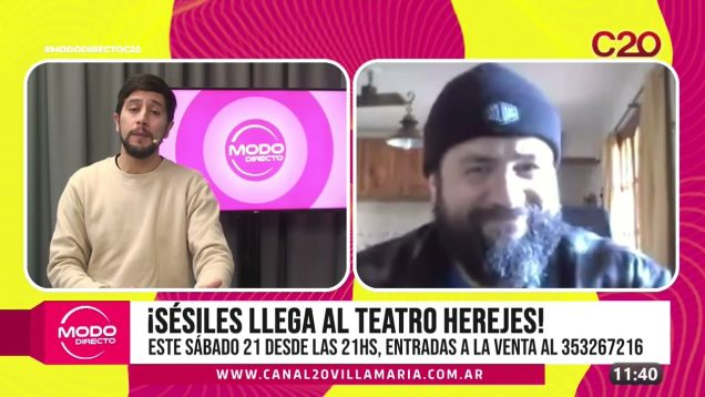 Modo Directo | Sésiles llega al Teatro Herejes – Fernando Zabala