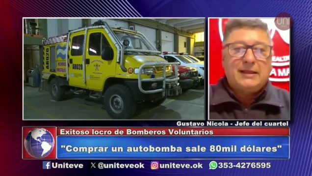 Uniteve Noticias | Exitoso locro de Bomberos Voluntarios