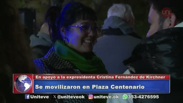 Uniteve Noticias | Multitudinaria marcha en apoyo a Cristina Fernández de Kirchner