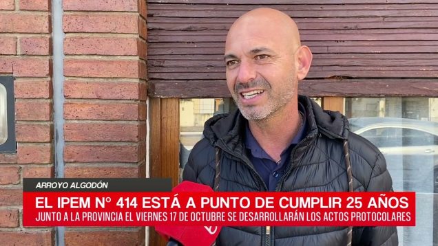 C20 Noticias | Arroyo Algodón – Cristian Carlomagno