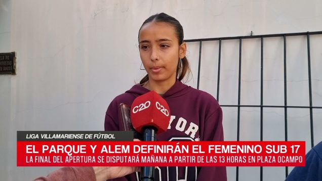 C20 Noticias | Liga Villamariense de Fútbol – Sandra Ferreyra y Ariana Gutiérrez