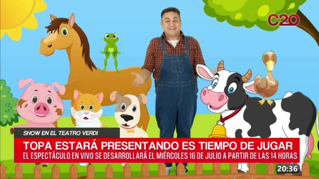 C20 Noticias | Show en el Teatro Verdi – Diego Topa