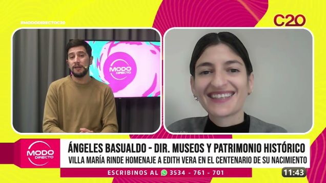 Modo Directo | Villa María rinde homenaje a Edith Vera – Ángeles Basualdo