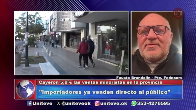 Uniteve Noticias | Cayeron 5,9% las ventas minoristas en la provincia
