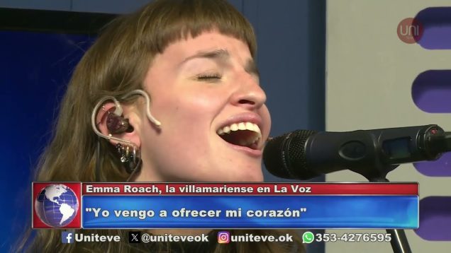 Uniteve Noticias | Emma Roach, la villamariense en La Voz