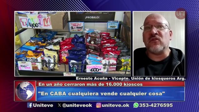 Uniteve Noticias | En un año cerraron más de 16.000 kioscos