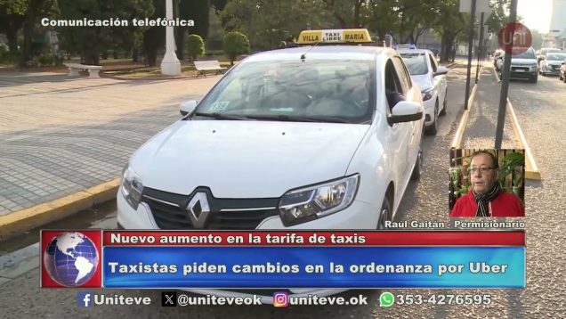 Uniteve Noticias | Nuevo aumento en la tarifa de taxis