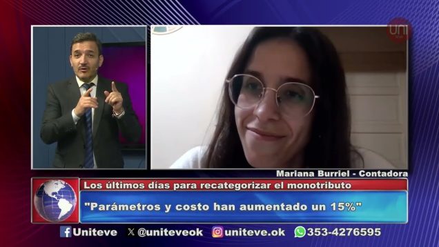 Uniteve Noticias | Últimos días para recategorizar el monotributo