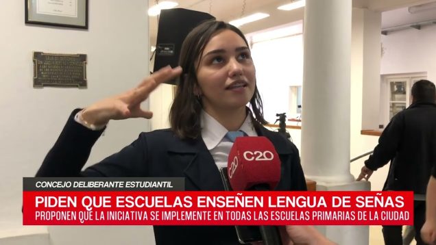 C20 Noticias | Concejo deliberante estudiantil – Sofía Cadei