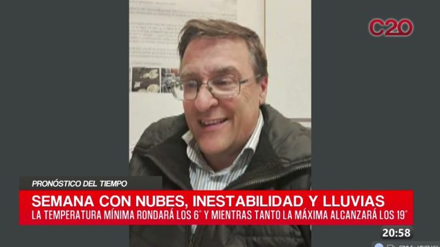 C20 Noticias | Pronóstico del tiempo  Hernán Allasia