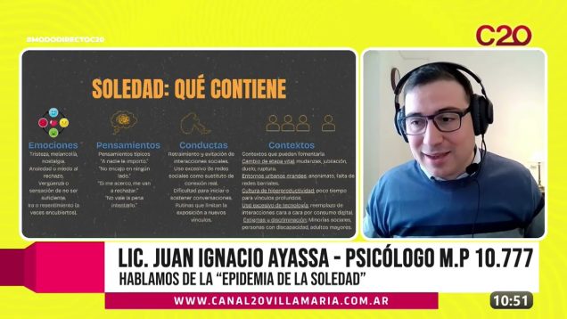 Modo Directo | “Epidemia de La Soledad” – Juan Ignacio Ayassa