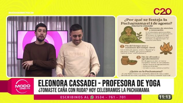 Modo Directo | Hoy celebramos la pachamama – Eleonora Casadei