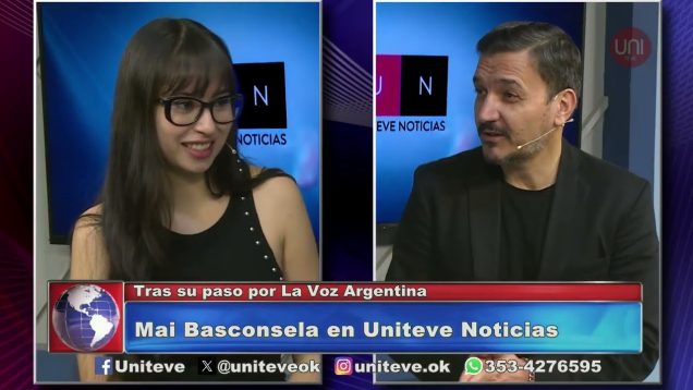 Uniteve Noticias | Mai Basconsela tras su paso por La Voz Argentina